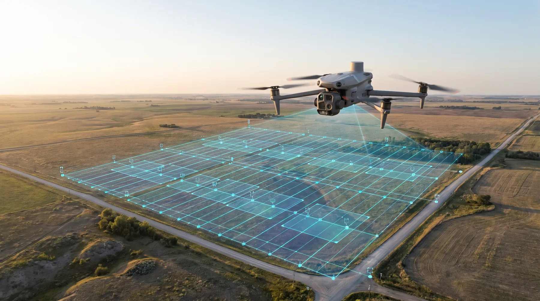 Nalot fotogrametryczny dronem